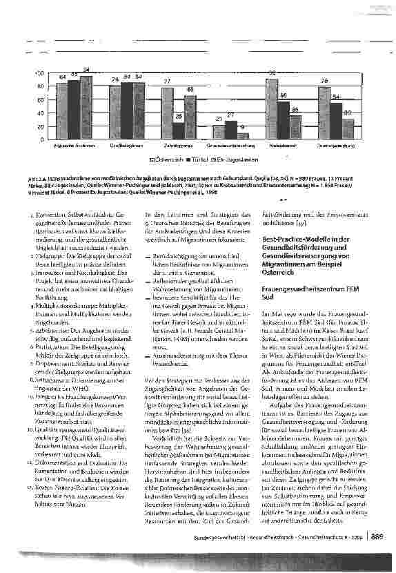 Vorschauseite 6: Migrantinnen im Gesundheitssystem