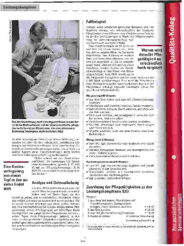 Vorschauseite 3: Sieger nach Punkten? Die Abrechnung dem Leistungskomplex-System der Pflegeversicherung