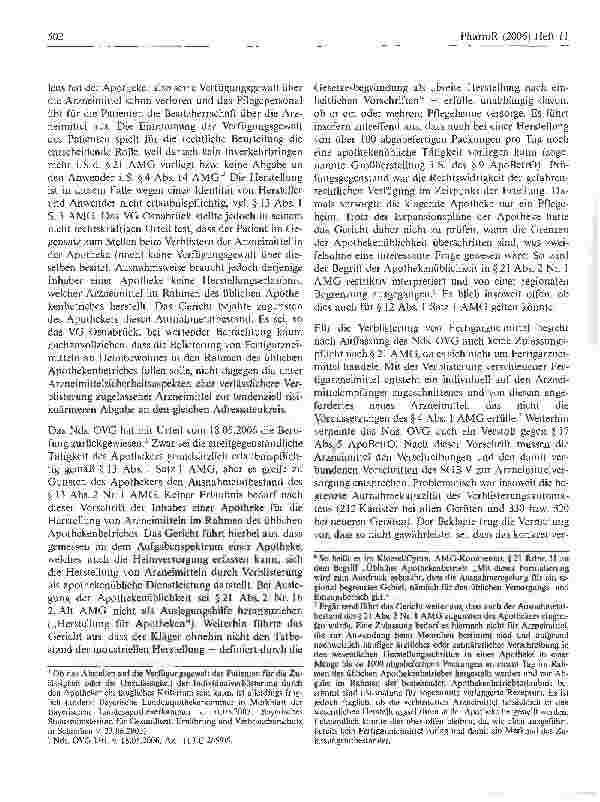 Vorschauseite 2: Zur Verblisterung von Arzneimittel
