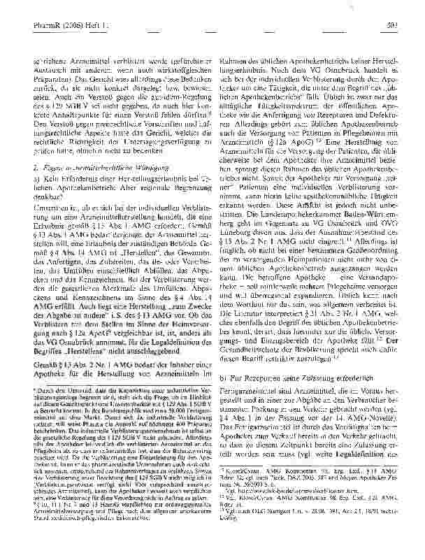 Vorschauseite 3: Zur Verblisterung von Arzneimittel