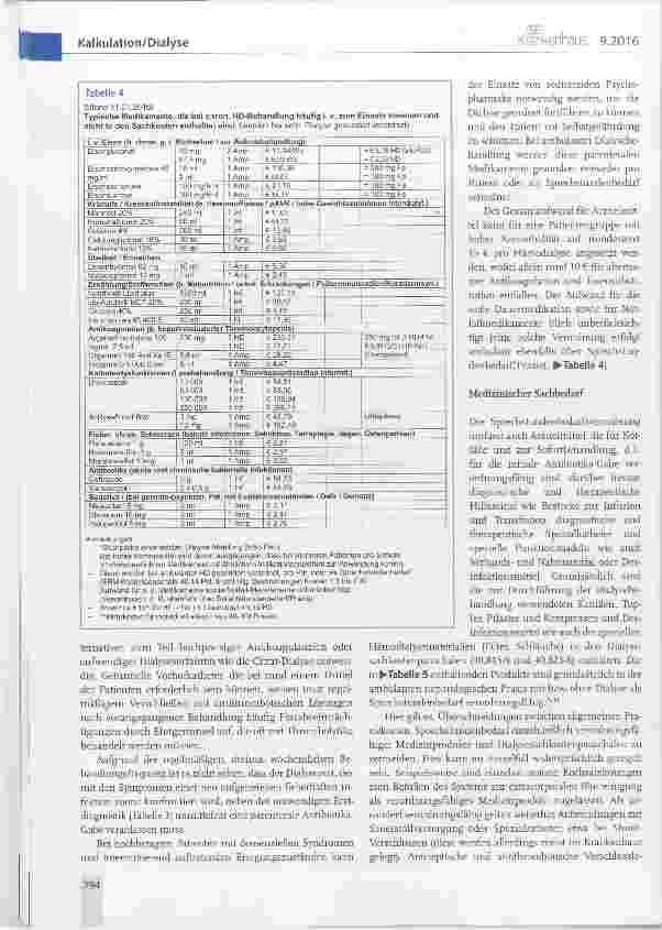 Vorschauseite 5: Teilstationäre Hämodialysebehandlung: Kosten und Leistungen