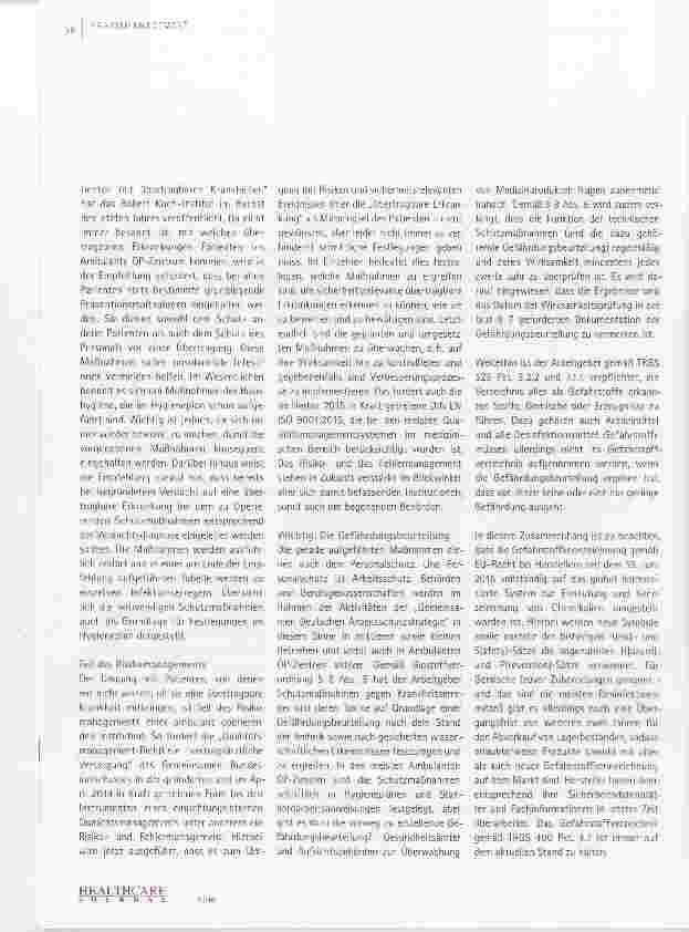 Vorschauseite 3: Aktuelles Hygienemanagement: Schon wieder etwas NEUES?