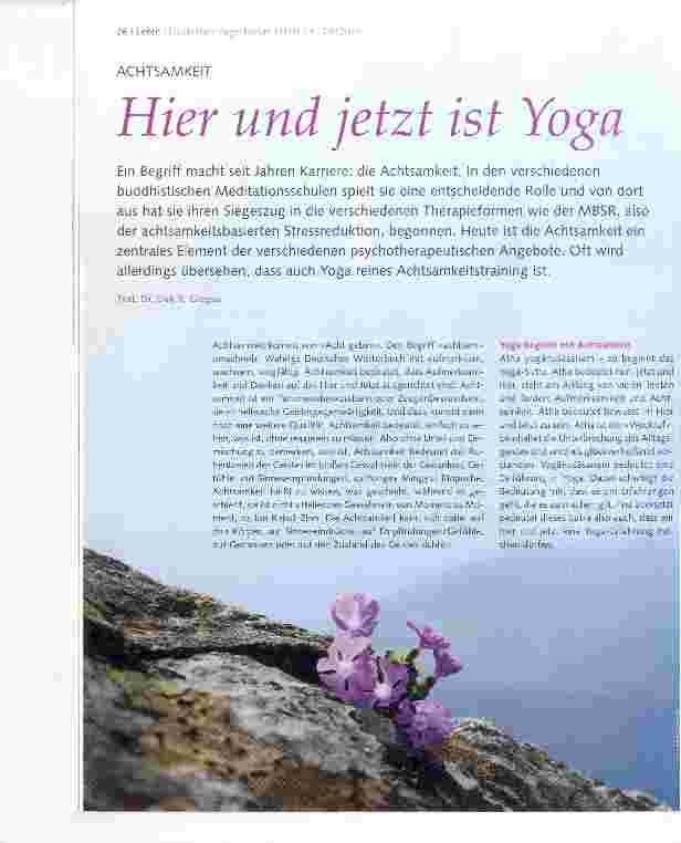 Vorschauseite 1: Hier und jetzt ist Yoga