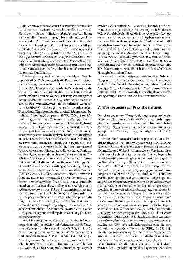 Vorschauseite 2: Keine Angst vor Praxisbegleitung! Reflexion beruflicher Erlebnisse als Baustein von Praxisbegleitung