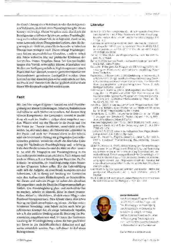 Vorschauseite 6: Keine Angst vor Praxisbegleitung! Reflexion beruflicher Erlebnisse als Baustein von Praxisbegleitung