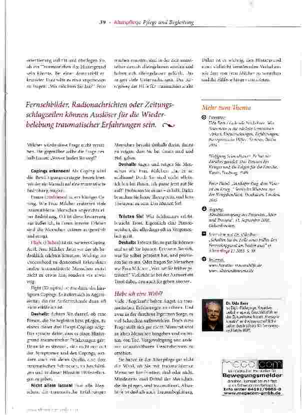 Vorschauseite 4: Plötzlich ist wieder Krieg...