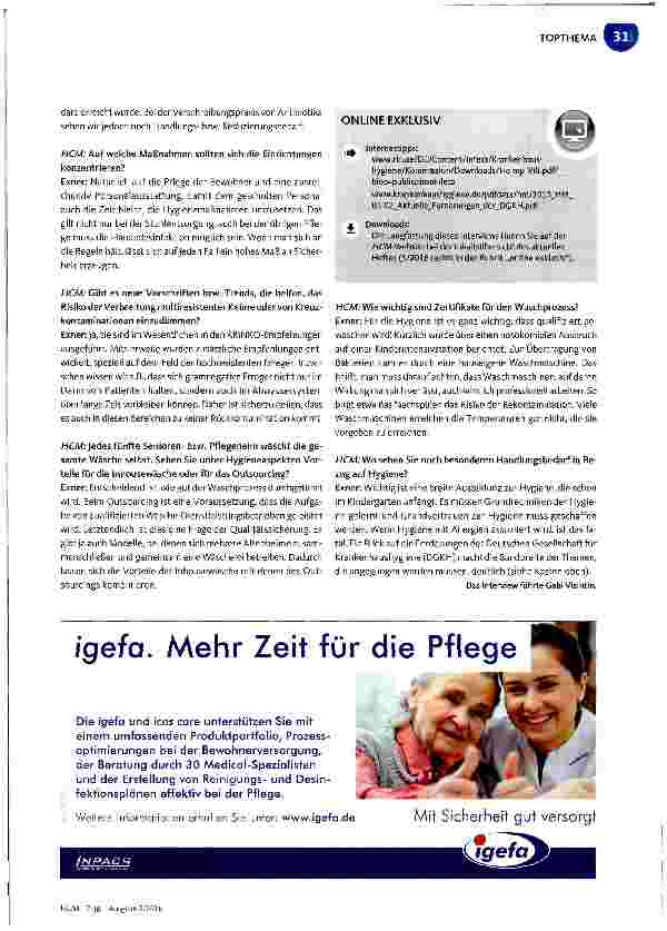 Vorschauseite 2: „Gramnegative Erreger halten sich nicht nur im Darm