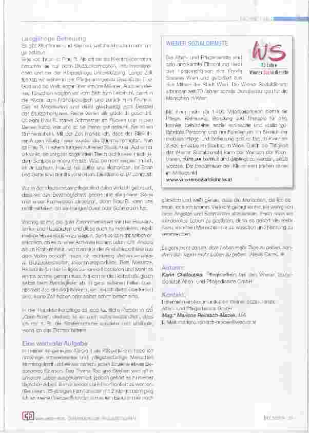 Vorschauseite 2: Mein Arbeitsalltag in der Hauskrankenpflege