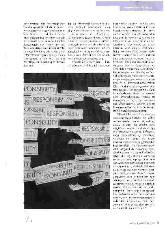 Vorschauseite 3: MEINE GÜTEDie ethische Entscheidungsfindung in der Pflege