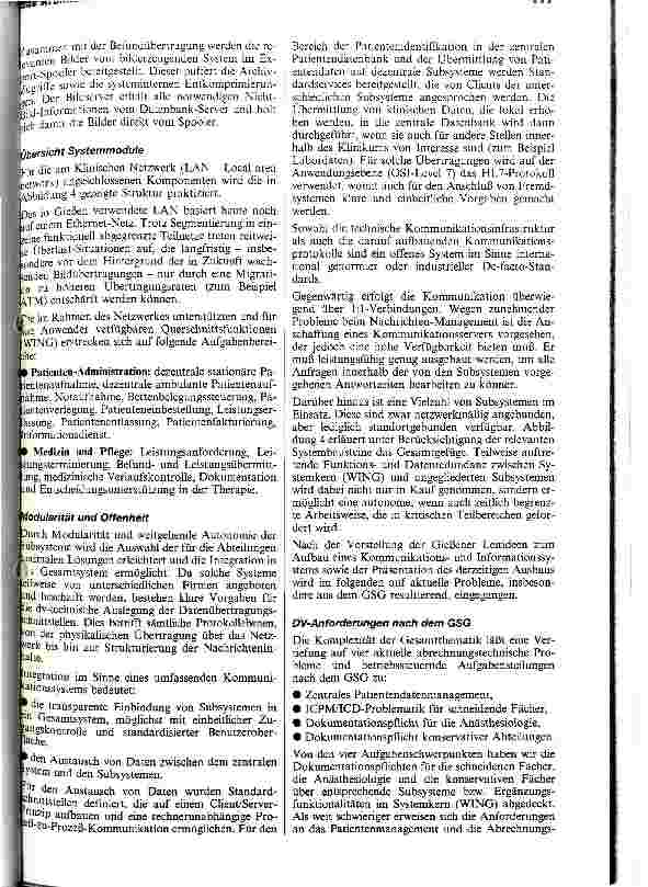 Vorschauseite 6: Ein effizientes Krankenhausinformationssystem (KIS) am Beispiel des Klinikums der Justus-Liebig-Universität Gießen