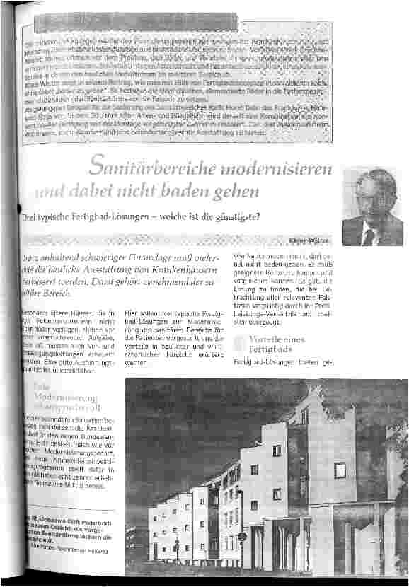 Vorschauseite 1: Sanitärbereiche modernisieren und dabei nicht baden gehen