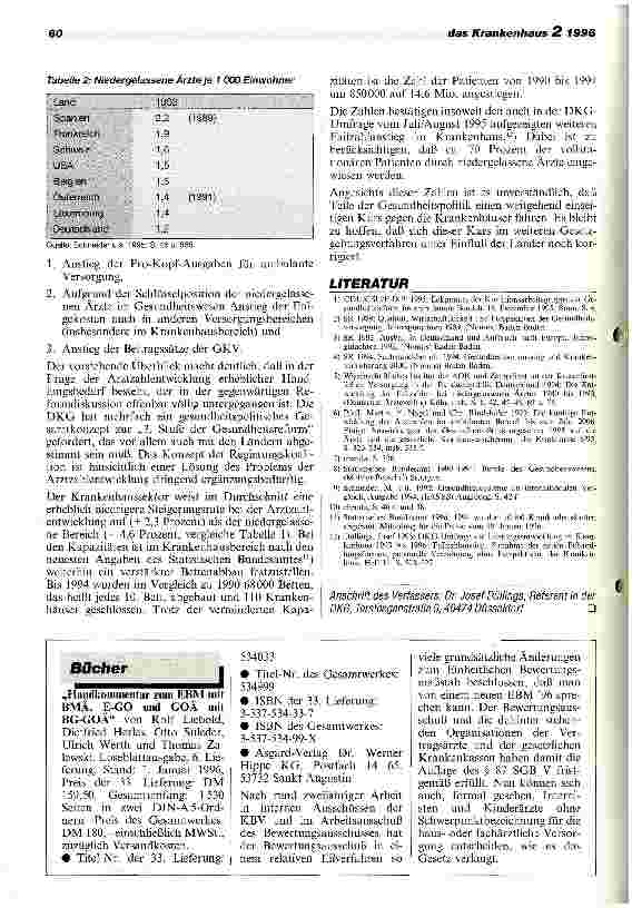 Vorschauseite 3: Das Problem der Arztzahlentwicklung im niedergelassenen Bereich