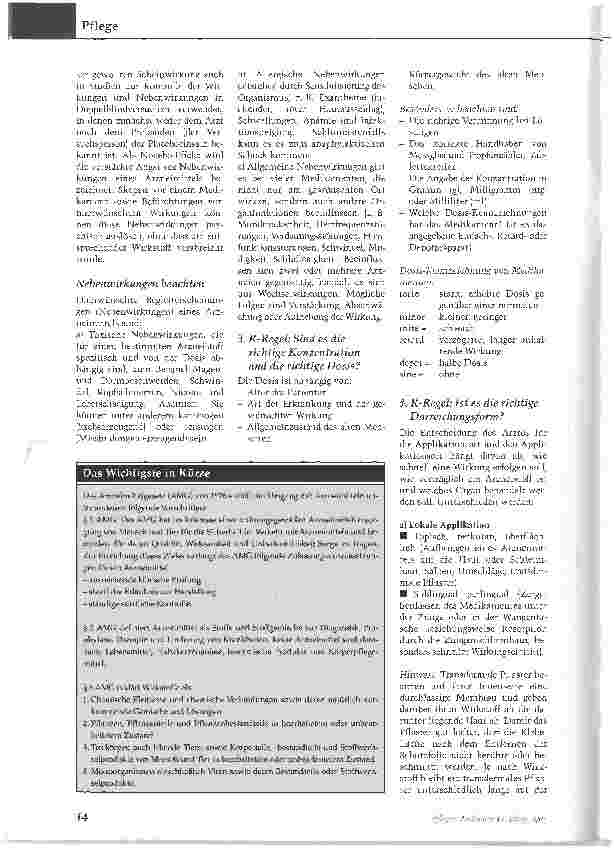 Vorschauseite 3: Acht-R-Regeln machen die Medikamentengabe sicher