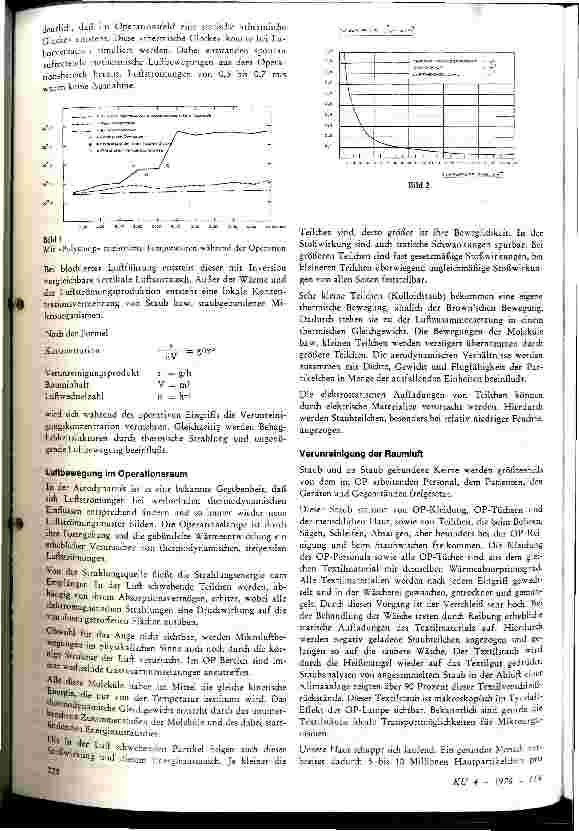 Vorschauseite 2: Mikroklimatologische Bedingungen im Operationssaal