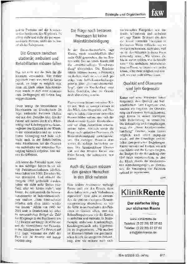 Vorschauseite 2: Ein Drittel mehr Fälle bei gedeckeltem Budget