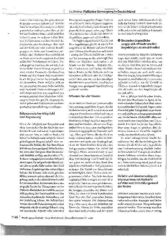 Vorschauseite 5: Begleitung schwer kranker und sterbender Kinder
