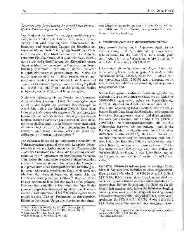 Vorschauseite 4: Zusammenarbeit nationaler Behörden und Gemeinschaftsstellen bei grenzüberschreitendem Warenverkehr mit Nahrungsergänzungsmitteln
