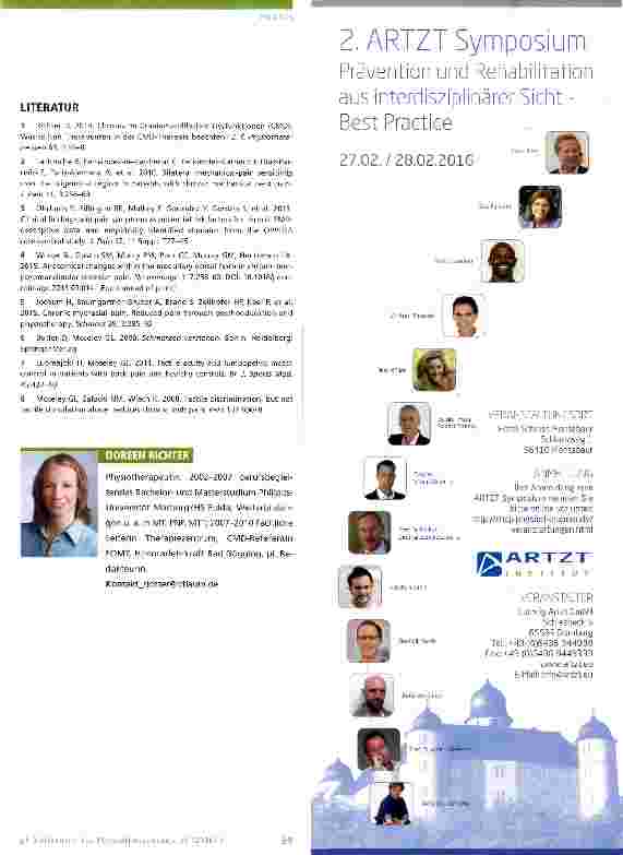 Vorschauseite 4: Therapie von CMD-Patienten mit chronischen Schmerzen