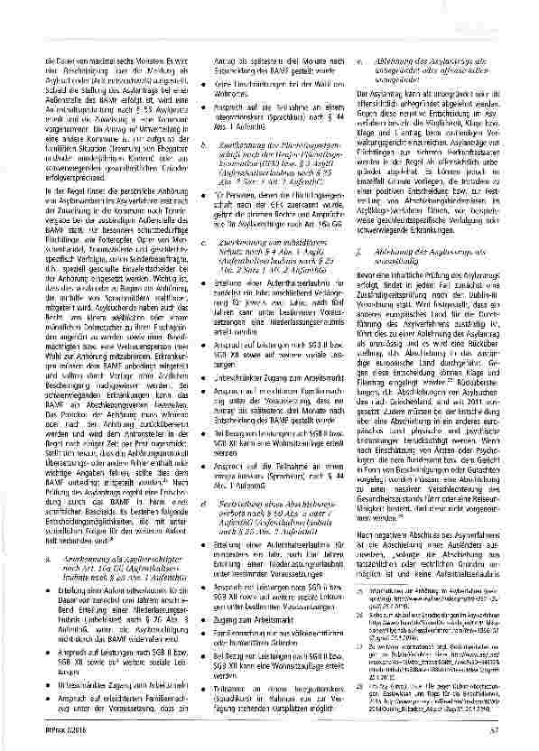 Vorschauseite 4: Rechtliche Betreuung von Flüchtlingen -Besonderheiten und Herausforderungen