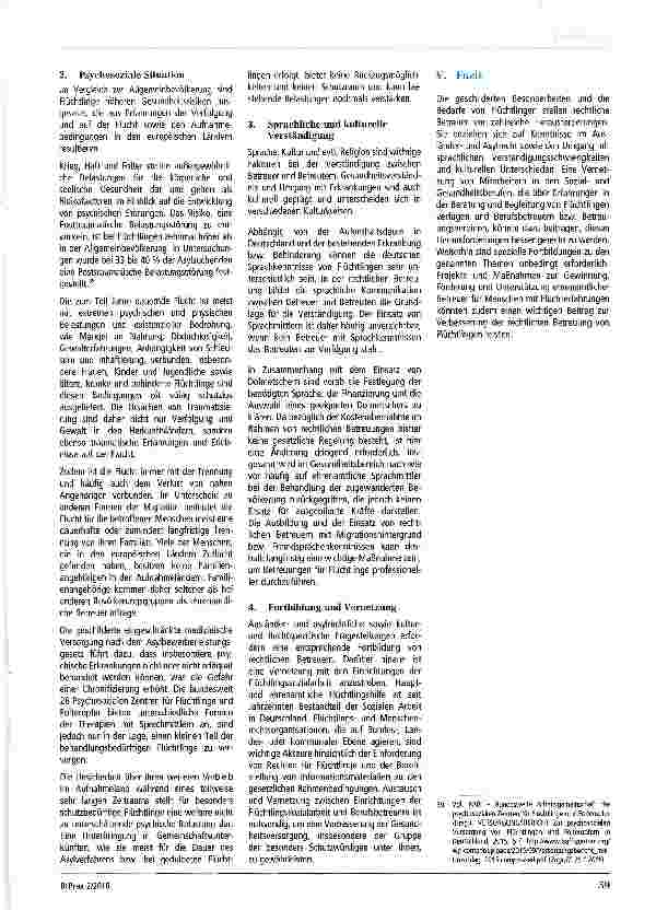 Vorschauseite 6: Rechtliche Betreuung von Flüchtlingen -Besonderheiten und Herausforderungen