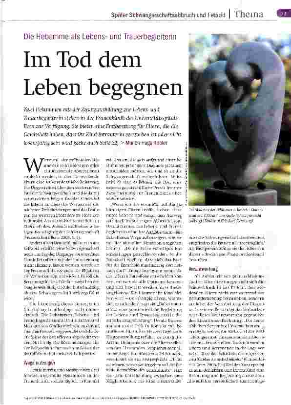 Vorschauseite 1: Im Tod dem Leben begegnen