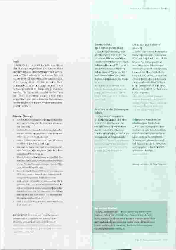 Vorschauseite 2: Empirische Erhebung des Informationsbedarfs von Wöchnerinnen bei der Entlassung aus der Klinik