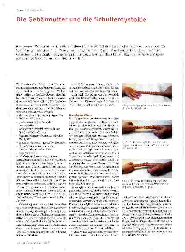 Vorschauseite 1: Die Gebärmutter und die Schulterdystokie