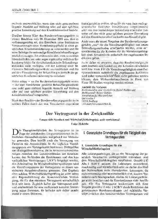 Vorschauseite 3: Neue Tendenzen zur Rechtsprechung beim Off-label-use