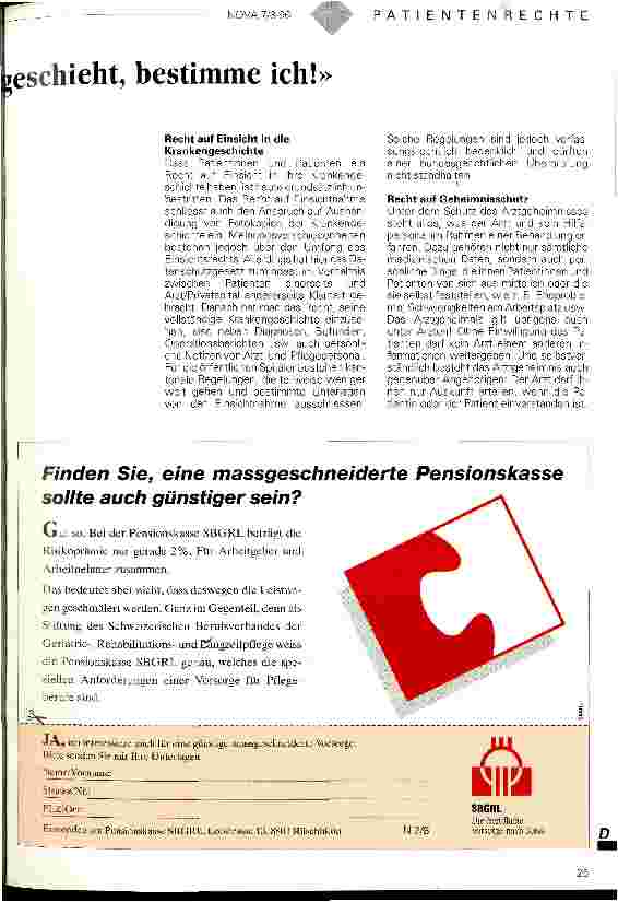 Vorschauseite 2: Was mit meinem Körper geschieht, bestimme ich!
