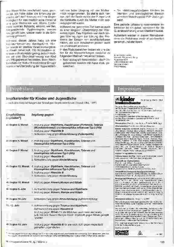 Vorschauseite 3: Erfassung von Krankenhausinfektionen in der Pädiatrie