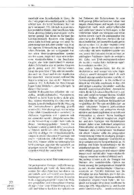 Vorschauseite 2: PERIOPERATIVE STRESSPROPHYLAXE