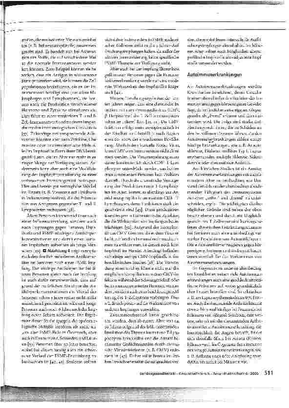 Vorschauseite 6: Ergebnisse aus der biomedizinischen AlternsforschungTrends und aktuelle Beispiele aus der Immunologie