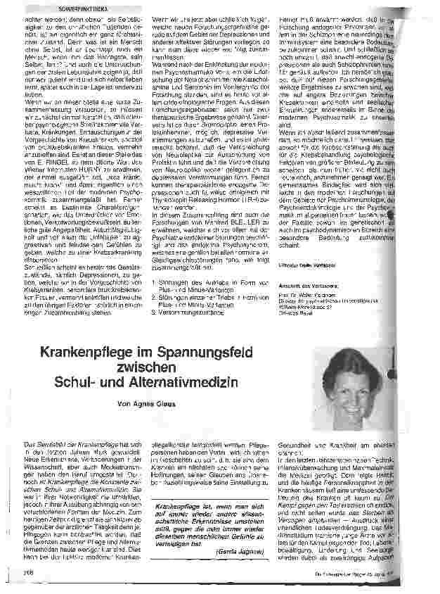 Vorschauseite 2: Psyche und Krebs