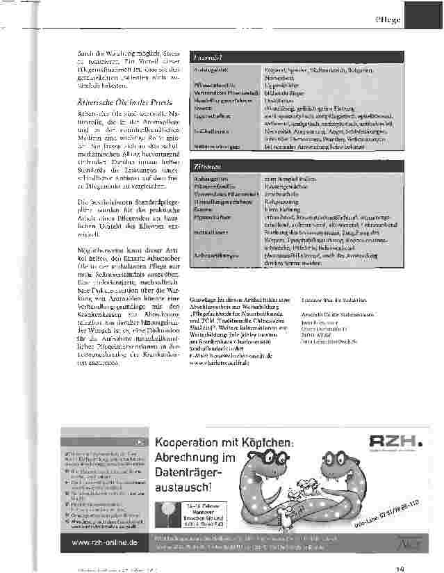 Vorschauseite 4: Ätherische Ole in der ambulanten Pflege
