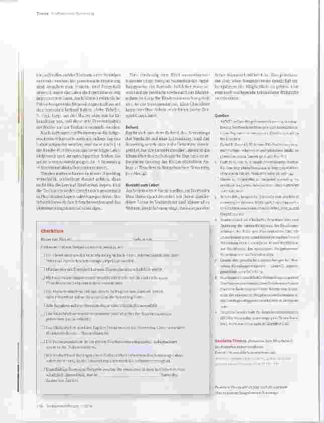 Vorschauseite 5: Neugeborenen-Screening: gepiekt, gescreent, befandet