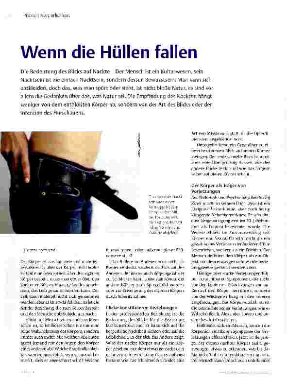 Vorschauseite 1: Wenn die Hüllen fallen