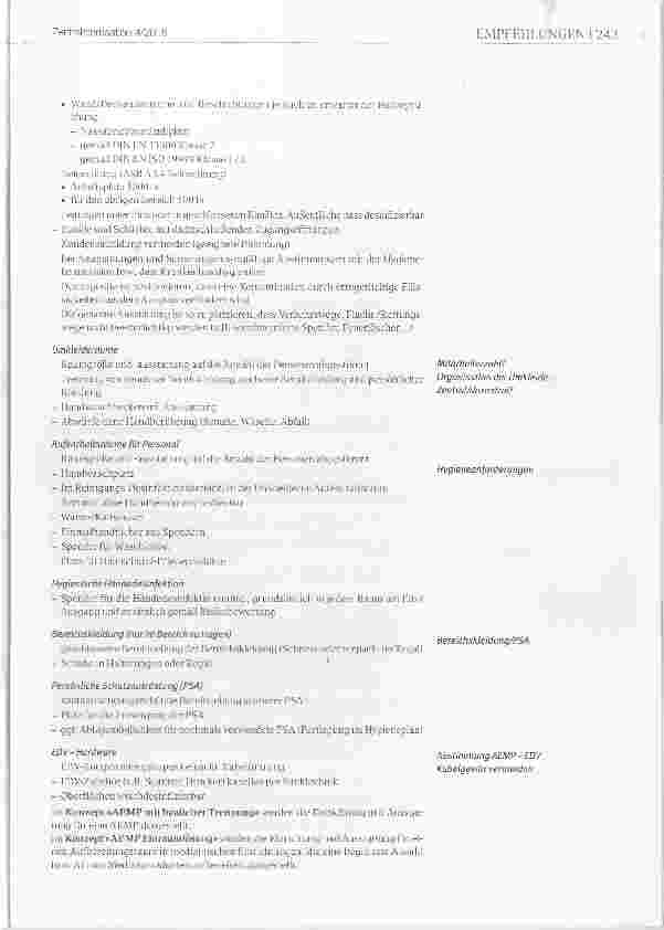 Vorschauseite 2: Empfehlung des Fachausschusses Hygiene, Bau und Technik Anforderungen für den Bau oder Umbau einer Aufbereitungseinheit für Medizinprodukte (AEMP) Teil 4 Raumausstattung und Einri…