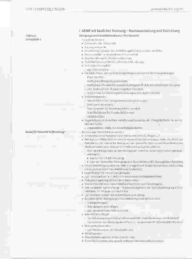 Vorschauseite 3: Empfehlung des Fachausschusses Hygiene, Bau und Technik Anforderungen für den Bau oder Umbau einer Aufbereitungseinheit für Medizinprodukte (AEMP) Teil 4 Raumausstattung und Einri…