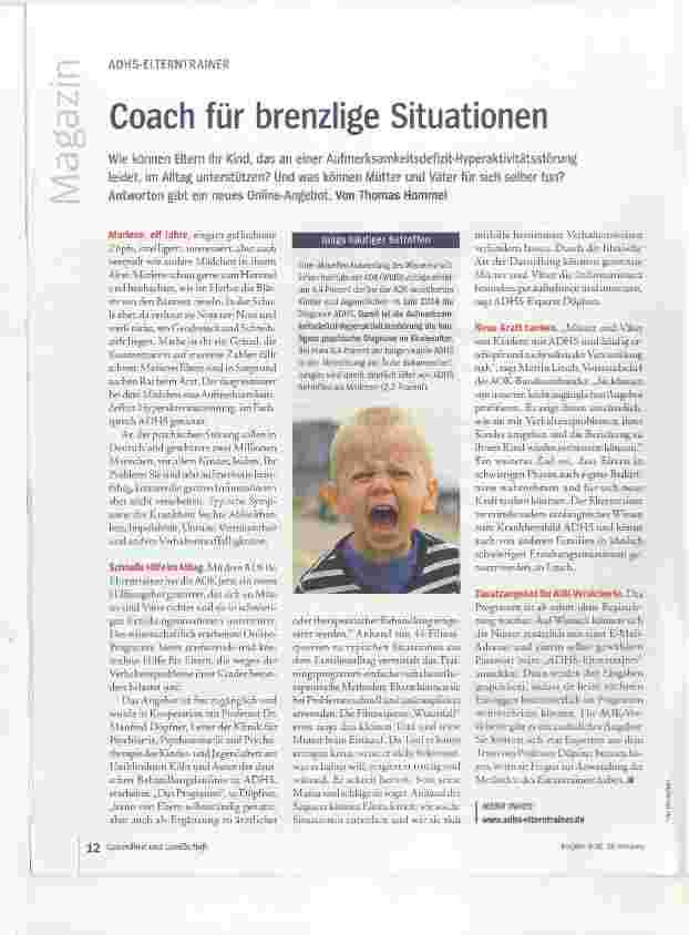 Vorschauseite 1: Coach für brenzlige Situationen