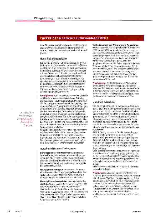 Vorschauseite 3: Zielgerichtete Krebstherapien: Nebenwirkungen lindern