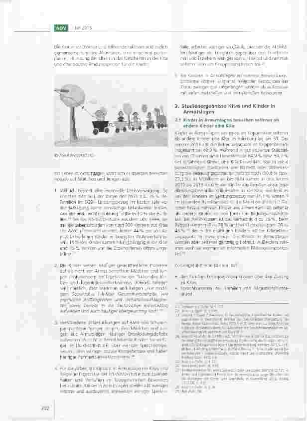 Vorschauseite 3: Kindertagesbetreuung und Kinder in Armutslagen