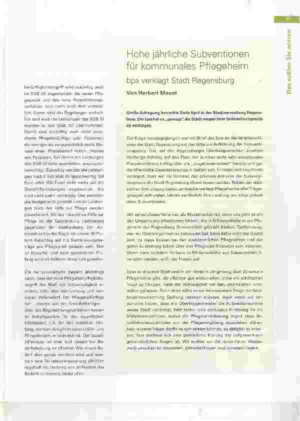 Vorschauseite 2: Nächster Teil der Pflegereform: Drittes Pflegestärkungsgesetz (PSG)