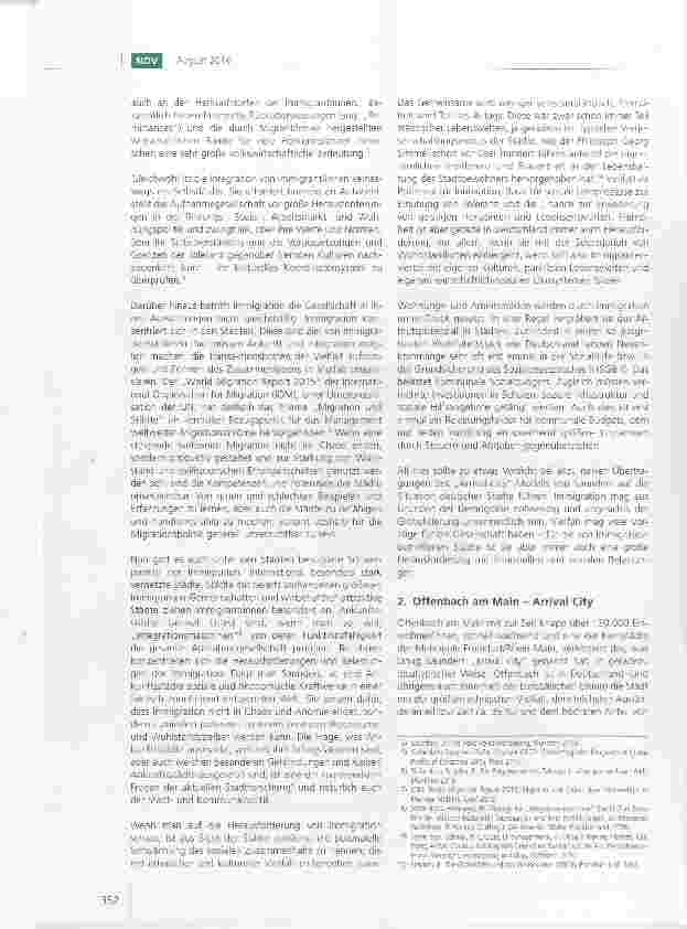 Vorschauseite 2: Wie schaffen wir das? Integration als Herausforderung für Städte