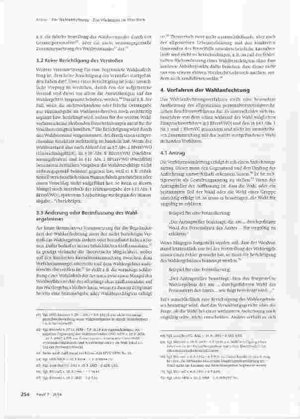 Vorschauseite 5: Die Wahlanfechtung - Das Wichtigste im Überblick