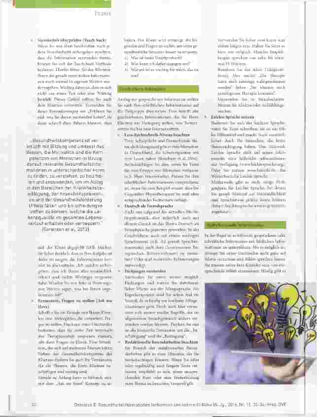 Vorschauseite 3: Gesundheitsinformationen (er)kennen und nutzen