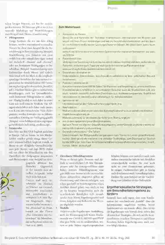 Vorschauseite 4: Gesundheitsinformationen (er)kennen und nutzen
