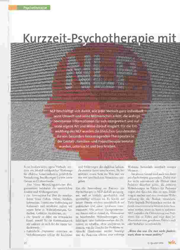 Vorschauseite 1: Kurzzeit-Psychotherapie mit NLP