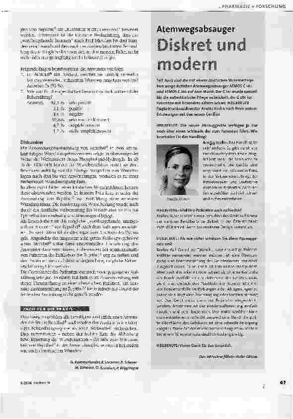 Vorschauseite 4: Behandlung chronischer Wunden mit Repithel