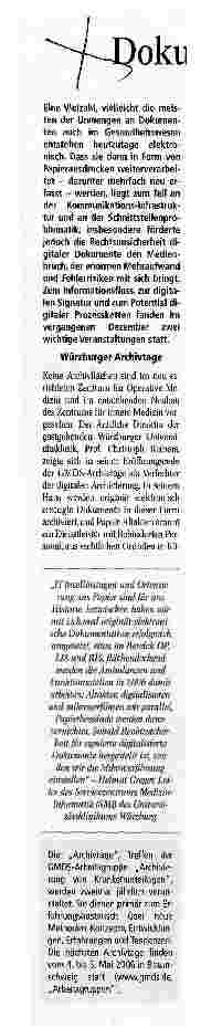 Vorschauseite 1: Dokumentenmanagement und digitale Archivierung