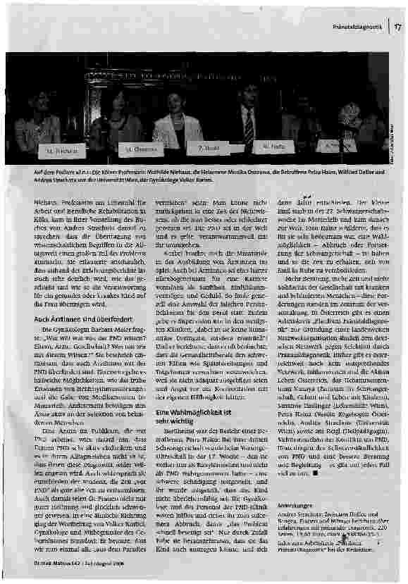 Vorschauseite 2: Gute Hoffnung? Das Symposium Ver(un)sicherte Schwangerschaft. Pränatale Diagnostik zwischen Hoffen und Bangen